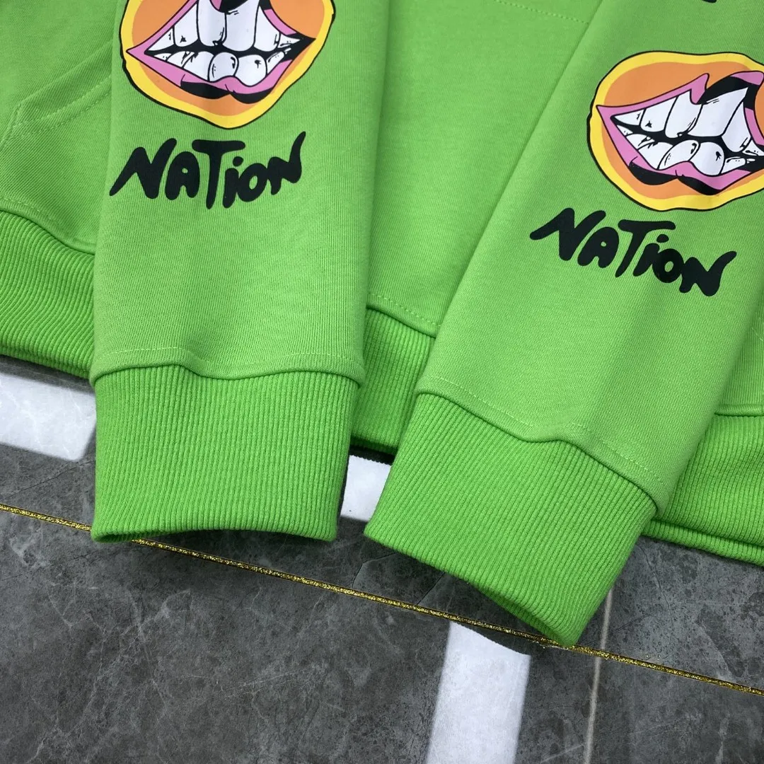 P240 Chrome Hearts Autumn and Winter 2025 simultaneous sale at counters❤️ Chrome Hearts Sex Records graffiti limited sweatshirt Imported environmentally friendly glue printing and dyeing Improved customized version 1:1 high-gram weight high-quality fabric Recommended color: Customized version graffiti green 🌈 Size: S, M, L, XL